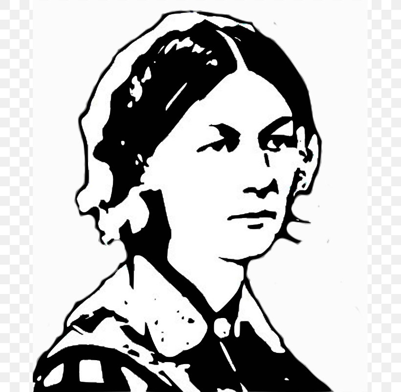 Florence Nightingale Free Content Clip Art, PNG, 685x800px, Florence Nightingale, Art, Artwork, Black And White, Blog Download Free