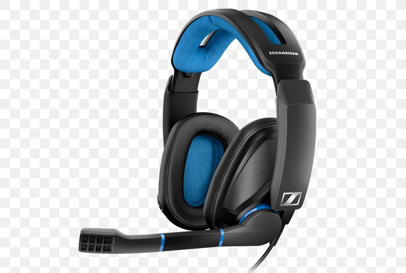 Microphone Sennheiser GSP 300 Series Headset Headphones, PNG, 600x552px, 3d Audio Effect, Microphone, Audio, Audio Equipment, Electric Blue Download Free