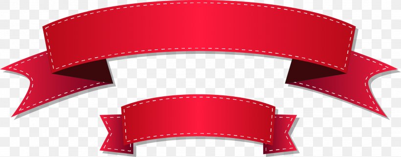 Red Ribbon Grosgrain Clip Art, PNG, 2005x785px, Ribbon, Banner, Brand, Fashion Accessory, Grosgrain Download Free
