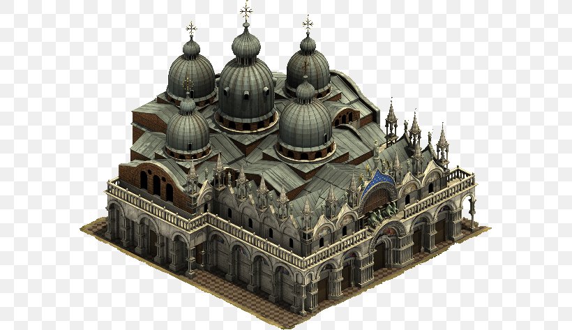 Saint Mark's Basilica Forge Of Empires Hagia Sophia Saint Basil's Cathedral, PNG, 591x473px, Forge Of Empires, Basilica, Building, Cathedral, Church Download Free