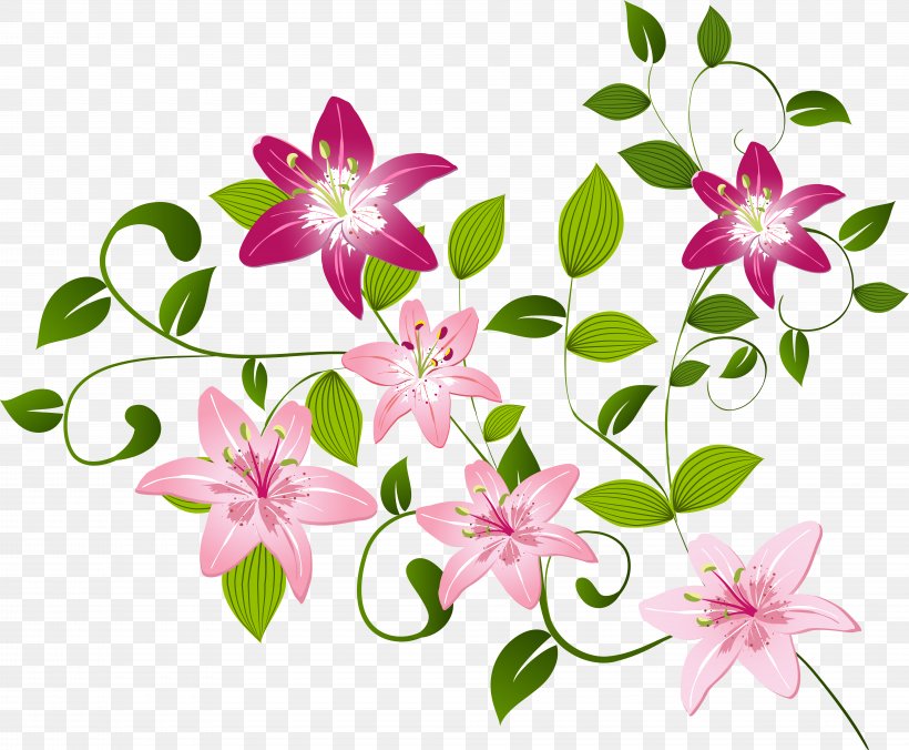 Clip Art, PNG, 8000x6600px, Pink Flowers, Branch, Cut Flowers, Filename Extension, Flora Download Free