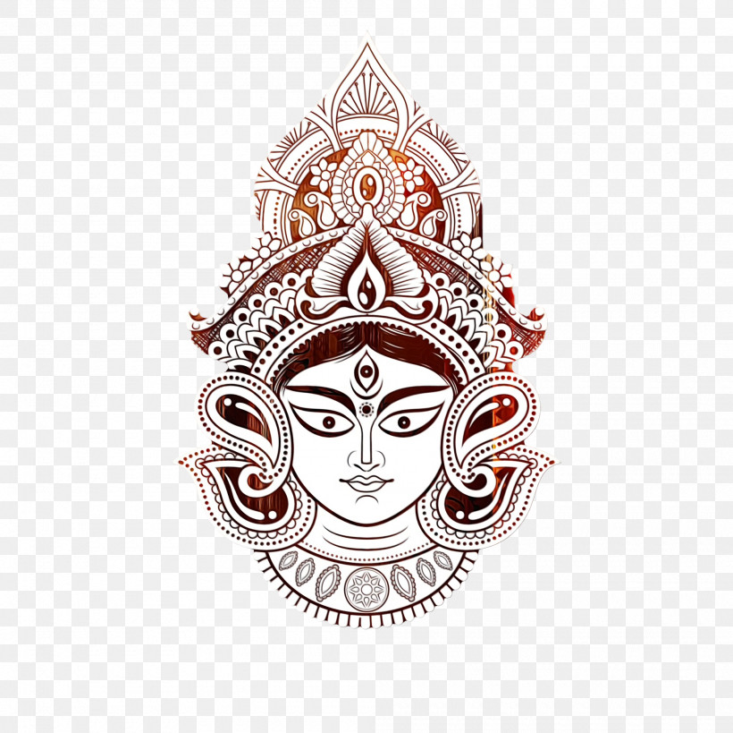 Ornately adorned Hindu goddess with elaborate jewelry png download -  3856*4312 - Free Transparent Durga Maa png Download. - CleanPNG / KissPNG