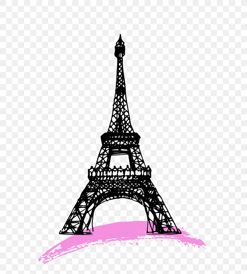 Eiffel Tower Drawing Sketch, PNG, 566x912px, Eiffel Tower, Art, Black And White, Doodle, Drawing Download Free