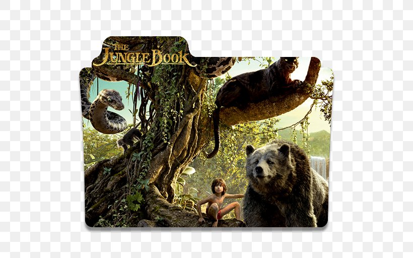 Mowgli The Jungle Book YouTube Film, PNG, 512x512px, Mowgli, Bear, Bill Murray, Carnivoran, Fauna Download Free