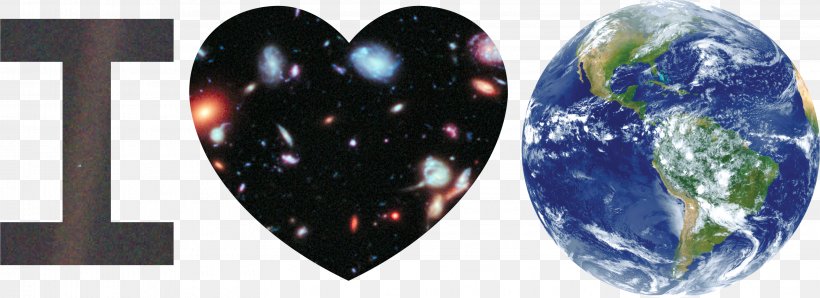 Earth Pale Blue Dot Heart Hubble Extreme Deep Field, PNG, 3158x1151px, Earth, Balloon, Body Jewelry, Gemstone, Heart Download Free