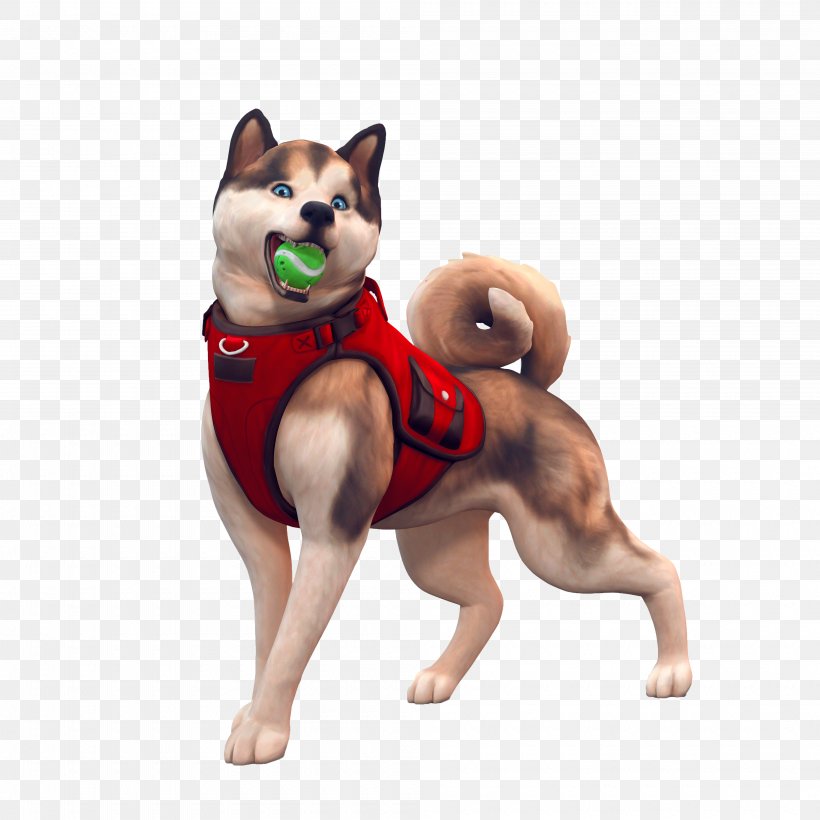 The Sims 4: Cats & Dogs The Sims 3: Pets Siberian Husky The Sims: Unleashed, PNG, 4000x4000px, Sims 4 Cats Dogs, Carnivoran, Cat, Dog, Dog Breed Download Free