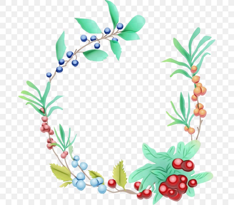 Wreath Fruit Berries Clip Art Garland, PNG, 691x720px, Wreath, Berries, Cherries, Flower, Food Download Free