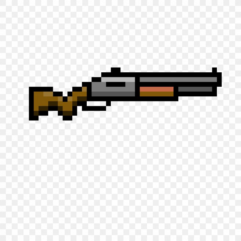 Minecraft Pixel Art Firearm Weapon, PNG, 1200x1200px, Watercolor, Cartoon, Flower, Frame, Heart Download Free