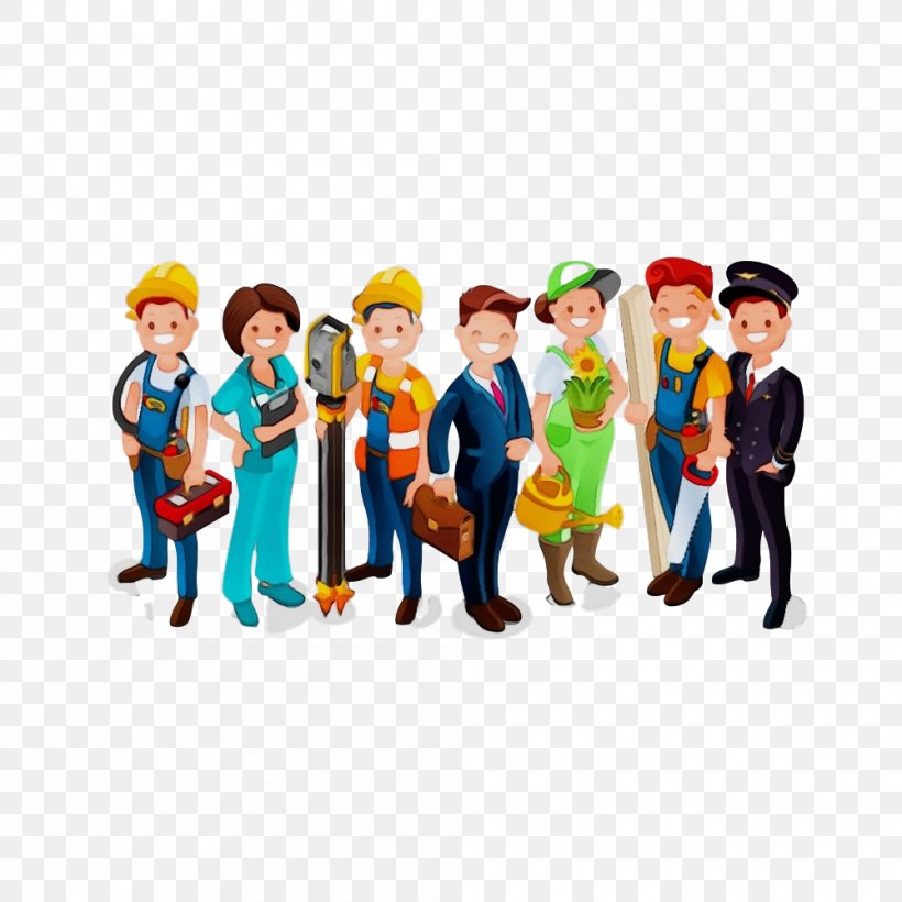 Cartoon Team Animation, PNG, 1000x1000px, Watercolor, Animation