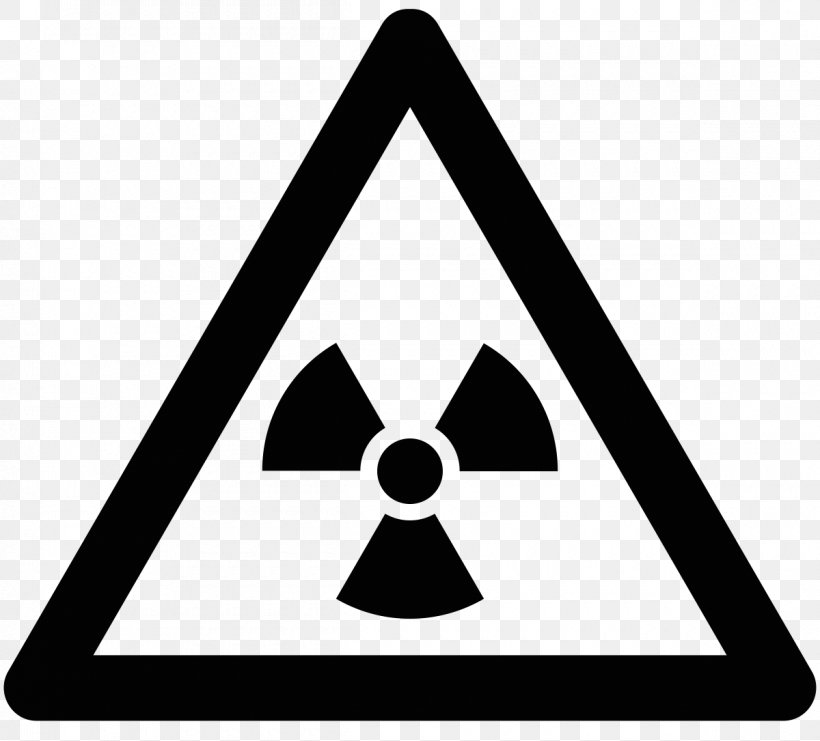 Hazard Symbol Radioactive Decay Radiation Safety X-ray, PNG, 1200x1085px, Hazard Symbol, Absorbed Dose, Area, Black And White, Hazard Download Free