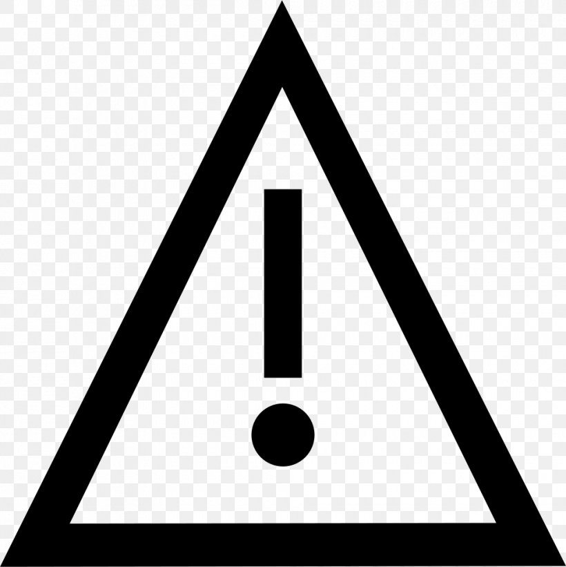 Clip Art Warning Sign Information, PNG, 980x982px, Warning Sign, Area, Black And White, Brand, Information Download Free