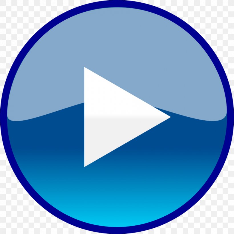 YouTube Play Button Clip Art, PNG, 900x900px, Youtube Play Button, Area, Blue, Button, Free Content Download Free
