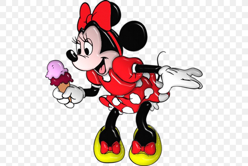 Ice Cream Minnie Mouse Clip Art, PNG, 520x550px, Ice Cream, Art, Artwork, Cartoon, Character Download Free