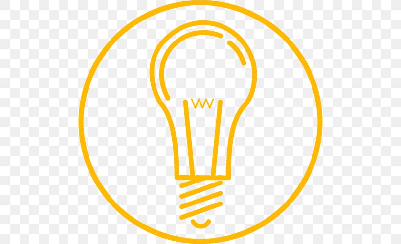 Incandescent Light Bulb Lamp Clip Art, PNG, 500x500px, Light, Animation, Area, Brand, Compact Fluorescent Lamp Download Free