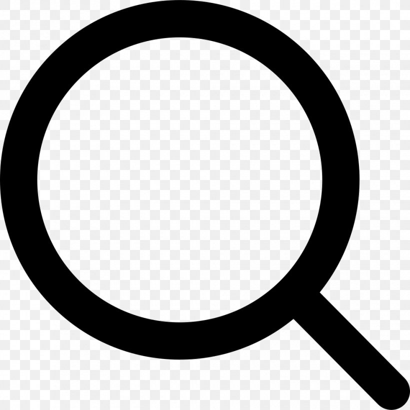 Magnifying Glass, PNG, 980x980px, Magnifying Glass, Black And White, Glass, Magnification, Magnifier Download Free