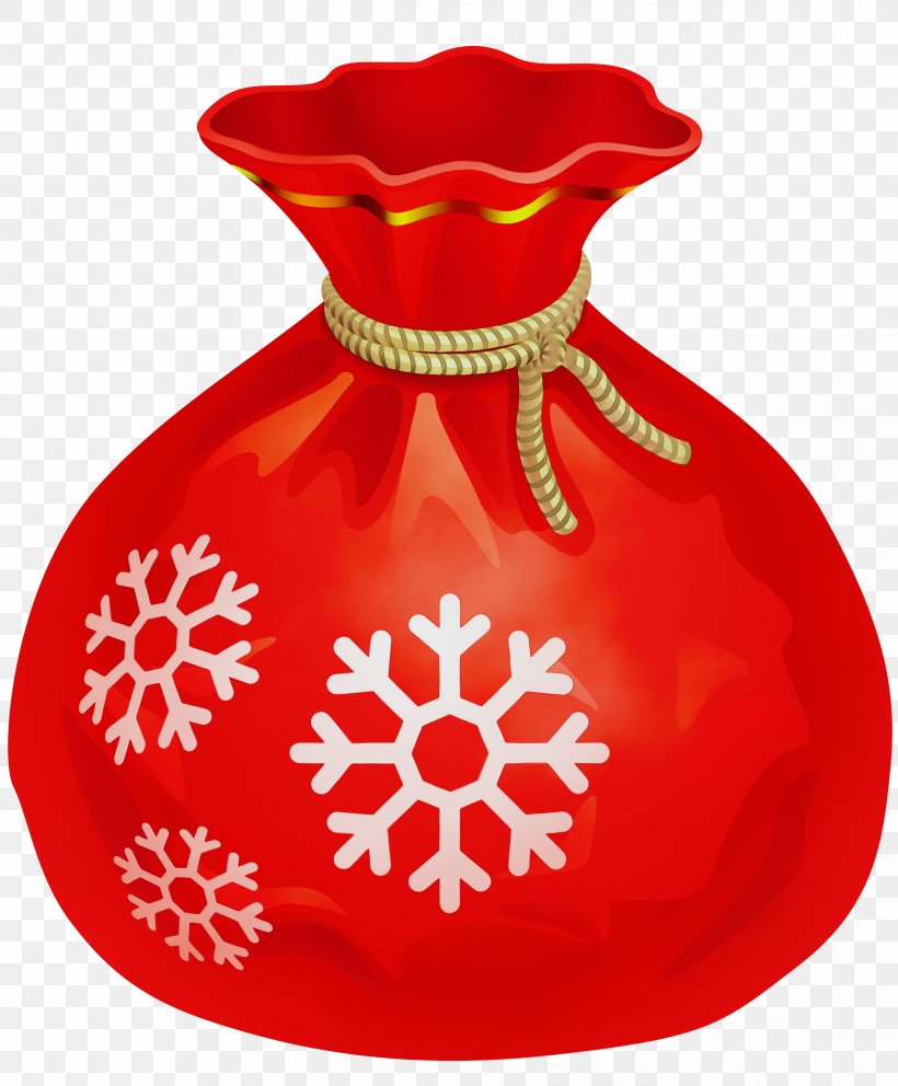 Red Christmas Ornament, PNG, 2479x3000px, Watercolor, Artifact, Bag, Christmas Day, Christmas Ornament Download Free