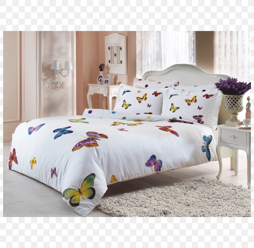 Butterfly Sateen Bedding Cotton Nevresim, PNG, 800x800px, Butterfly, Bed, Bed Frame, Bed Sheet, Bed Sheets Download Free