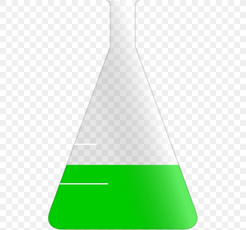Erlenmeyer Flask Wikimedia Commons Rendering, PNG, 501x767px, Erlenmeyer Flask, Green, Laboratory Flasks, Rendering, Triangle Download Free