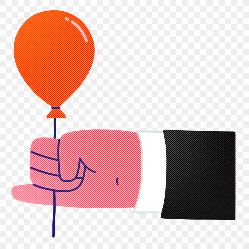 Hand Holding Balloon Hand Balloon, PNG, 2500x2500px, Hand, Balloon, Cartoon, Geometry, Line Download Free