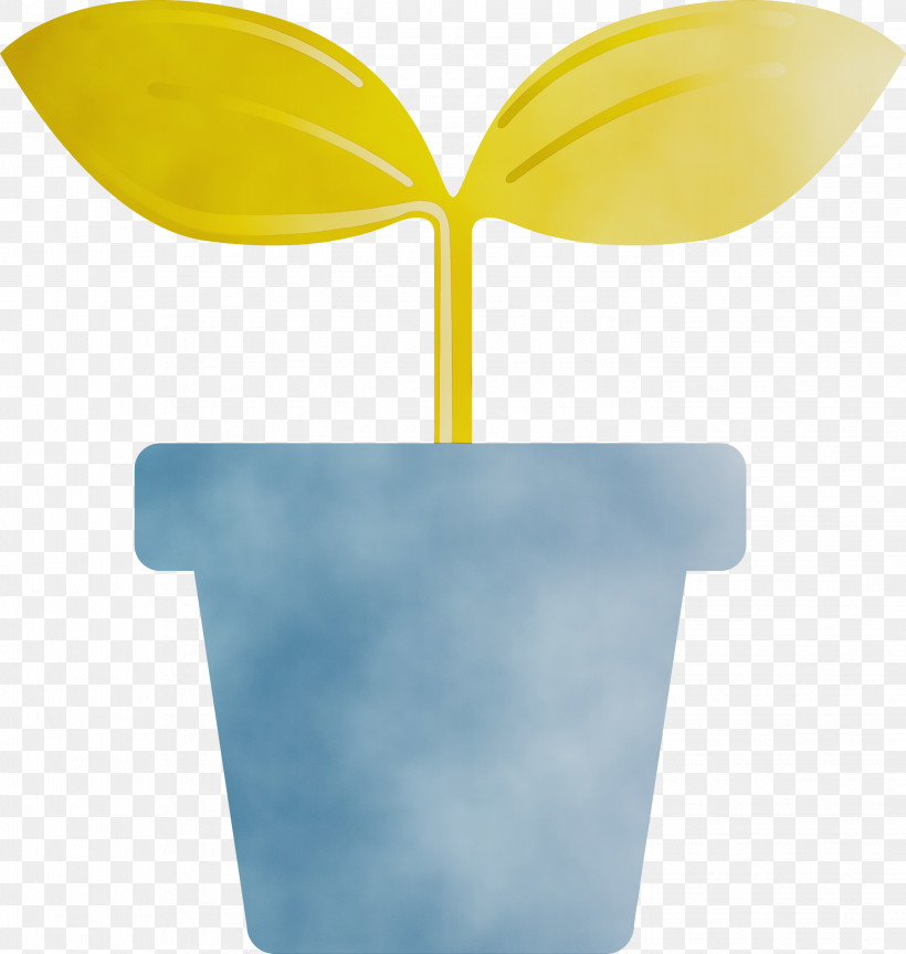 Yellow Turquoise Plastic, PNG, 2847x3000px, Sprout, Bud, Flush, Paint, Plastic Download Free
