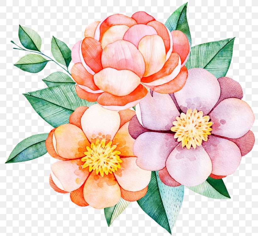 Flower Bouquet Floral Design Peony Watercolor Painting, PNG, 800x750px, Flower, Artificial Flower, Botany, Camellia, Chinese Peony Download Free