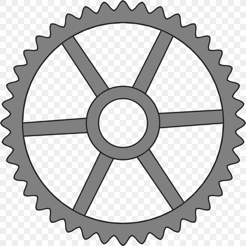 Gear Human Tooth Food, PNG, 2400x2400px, Gear, Bicycle Drivetrain Part, Bicycle Part, Bicycle Wheel, Black And White Download Free