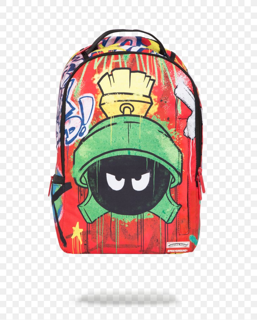 Marvin The Martian Looney Tunes Sprayground Marvel Civil War Backpack, PNG, 800x1021px, Marvin The Martian, Backpack, Bag, Cap, Clothing Download Free