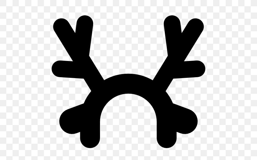 Reindeer Antler Red Deer Horn, PNG, 512x512px, Reindeer, Animal, Antler, Black And White, Deer Download Free