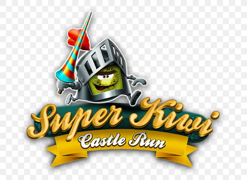 Super Kiwi Castle Run Graphic Design Logo, PNG, 723x597px, Super Kiwi Castle Run, Brand, Game, Gameplay, Logo Download Free