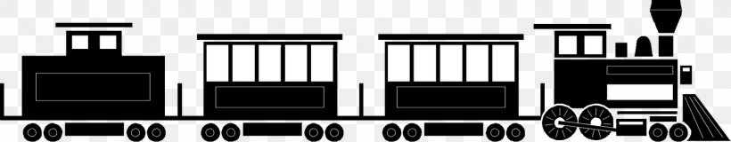 Train Rail Transport Clip Art Track Openclipart, PNG, 1600x314px, Train, Black And White, Brand, Locomotive, Monochrome Download Free