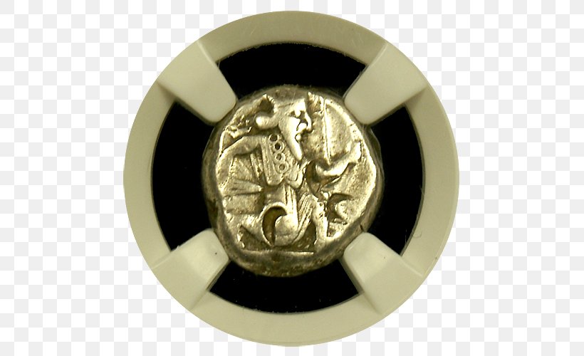 Electrum Silver Achaemenid Empire Cyzicus Coin, PNG, 500x500px, Electrum, Achaemenid Empire, Ancient Greek Coinage, Brass, Coin Download Free