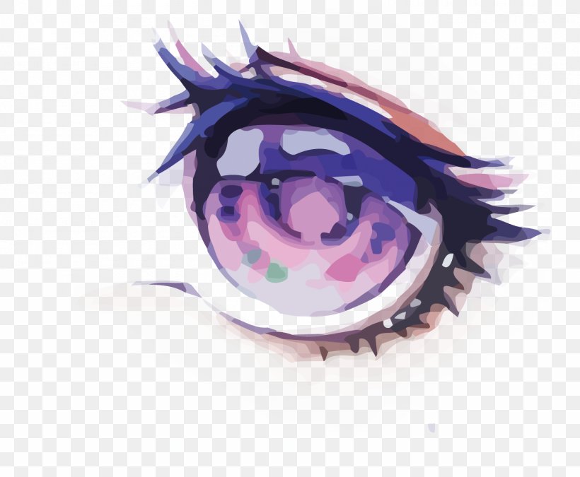 Eye Watercolor Painting, PNG, 1500x1235px, Watercolor, Cartoon, Flower, Frame, Heart Download Free