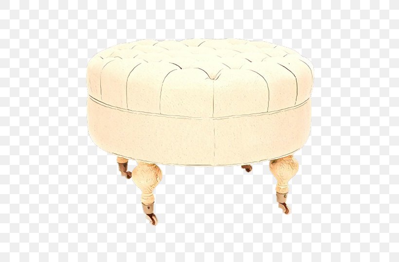 Furniture Ottoman Stool Beige Table, PNG, 540x540px, Cartoon, Beige, Furniture, Ottoman, Stool Download Free