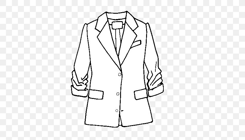 Jacket Drawing Blazer Coloring Book Suit, PNG, 600x470px, Jacket, Black, Black And White, Blazer, Blouse Download Free