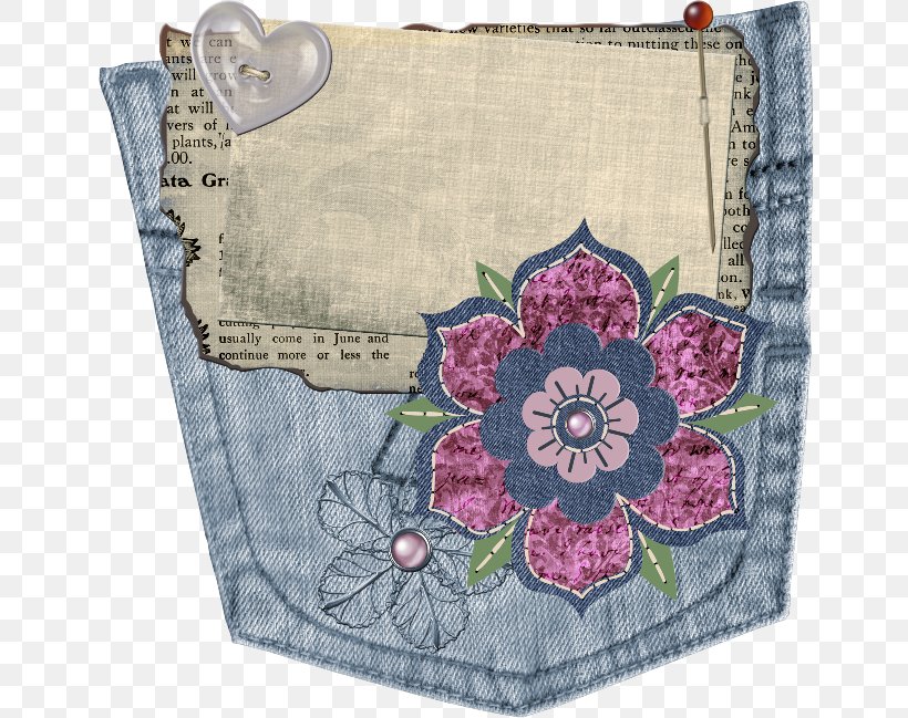 Jeans Pocket Clip Art, PNG, 650x649px, Jeans, Denim, Email, Flower, Needlework Download Free