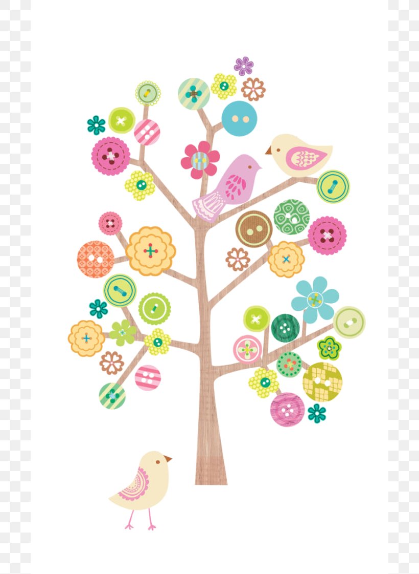 Cartoon Drawing Bird Color Tree, PNG, 700x1121px, Cartoon, Bird, Button, Color, Drawing Download Free