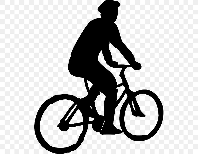 Cycling Bicycle Silhouette Clip Art, PNG, 535x640px, Cycling, Bicycle, Bicycle Accessory, Bicycle Drivetrain Part, Bicycle Frame Download Free