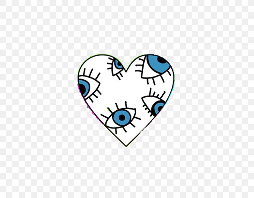 Eye T-shirt Sticker Color Tumblr, PNG, 640x640px, Watercolor, Cartoon, Flower, Frame, Heart Download Free