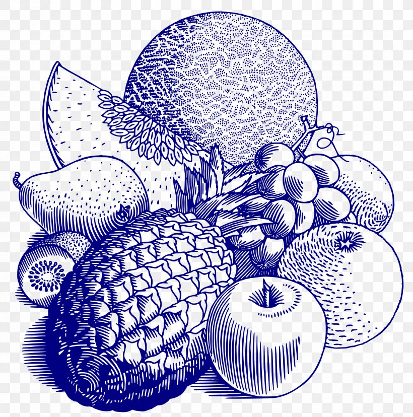 T-shirt Fruit Drawing Clip Art Image, PNG, 2374x2400px, Tshirt, Blue And White Porcelain, Drawing, Easter Egg, Food Download Free