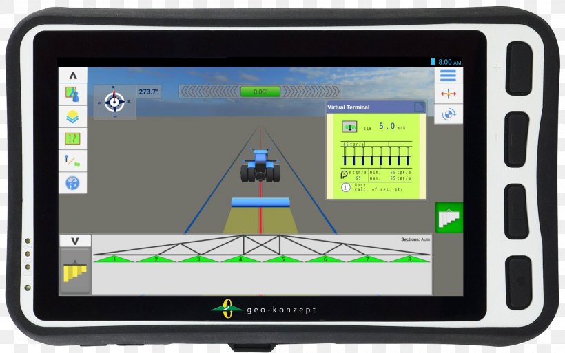 Automotive Navigation System GPS Navigation Systems Agriculture Global Positioning System, PNG, 2100x1316px, Automotive Navigation System, Agriculture, Display Device, Electronic Device, Electronic Visual Display Download Free