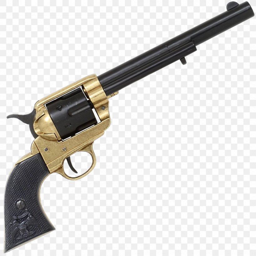 Colt Single Action Army .45 Colt Colt's Manufacturing Company Smith & Wesson Revolver, PNG, 1000x1000px, 45 Acp, 45 Colt, Colt Single Action Army, Air Gun, Caliber Download Free