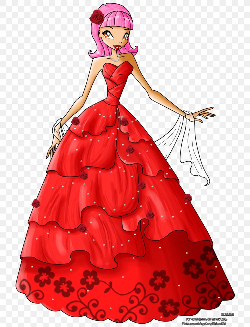 Stella Ball Gown Bloom Roxy, PNG, 745x1072px, Stella, Art, Ball, Ball Gown, Barbie Download Free