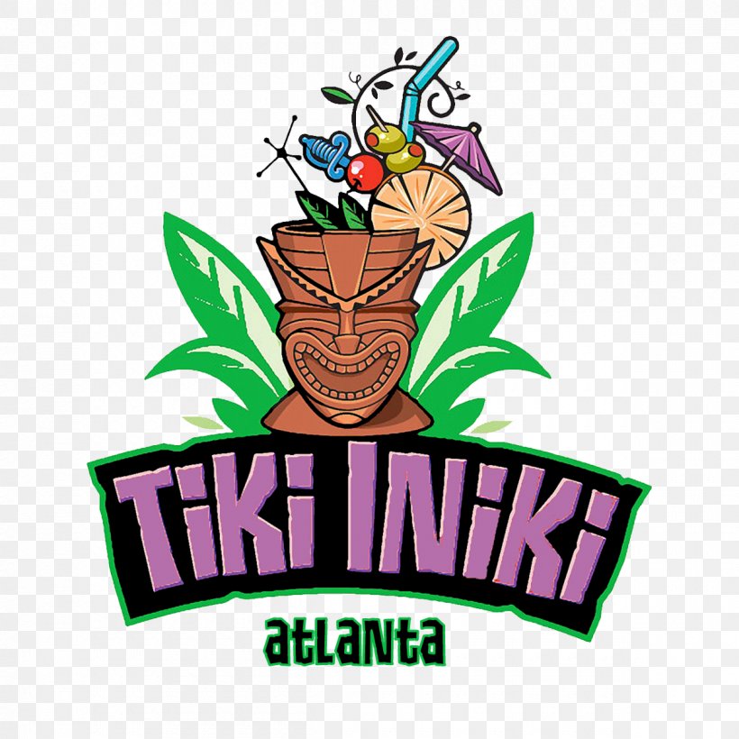 Virginia–Highland Tiki Iniki Logo 501(c)(3) Restaurant, PNG, 1200x1200px, Logo, Artwork, Atlanta, Brand, Fictional Character Download Free