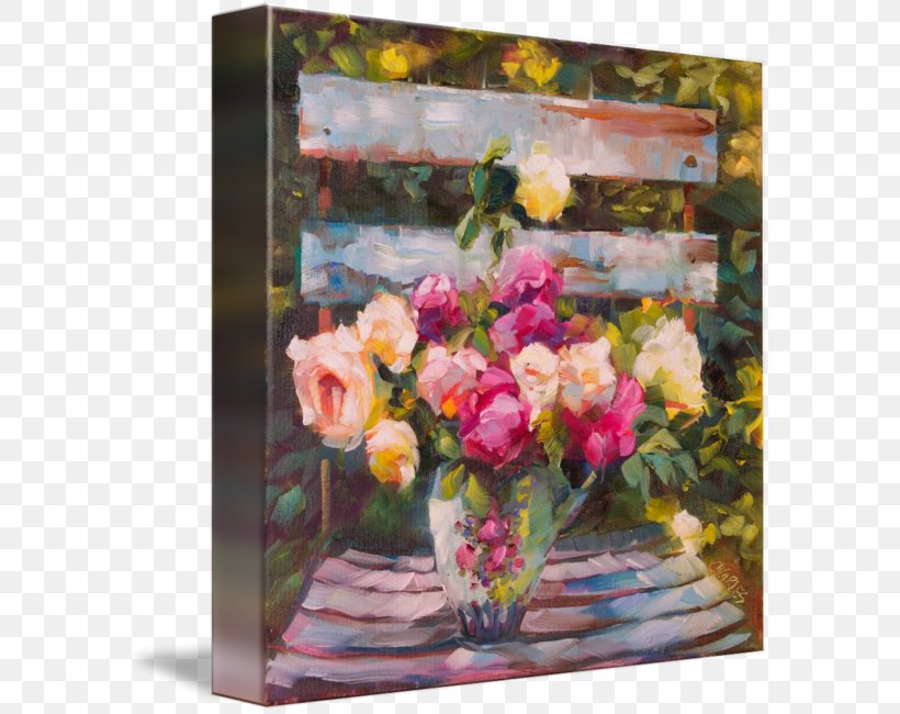 Garden Roses Floral Design Still Life Photography Cut Flowers, PNG, 587x650px, Garden Roses, Acrylic Paint, Art, Artificial Flower, Artwork Download Free