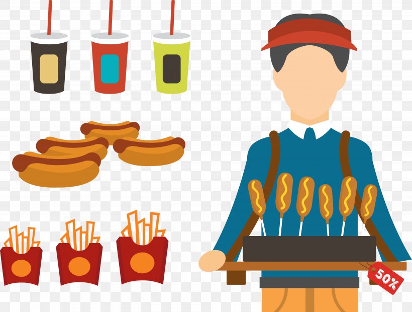 Hot Dog Sausage Hamburger Fast Food French Fries, PNG, 3873x2932px, Hot Dog, Barbecue, Bread, Bun, Dish Download Free
