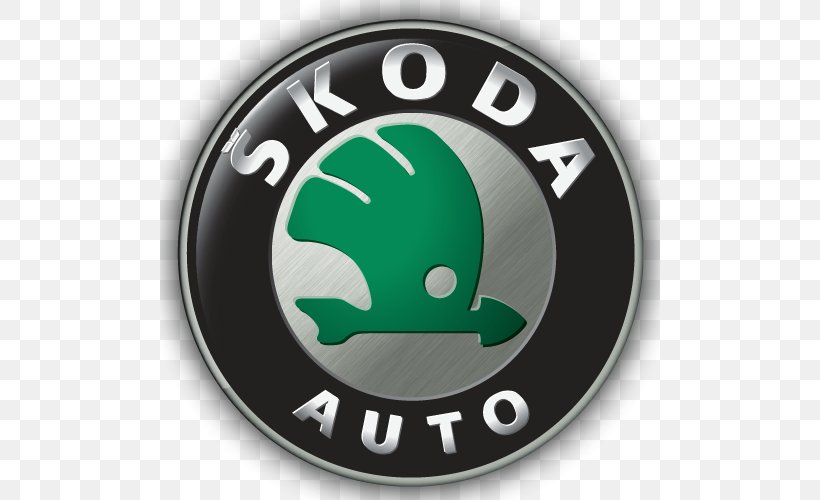Škoda Auto Volkswagen Škoda Octavia Škoda Yeti, PNG, 500x500px, Skoda, Brand, Car, Emblem, Green Download Free