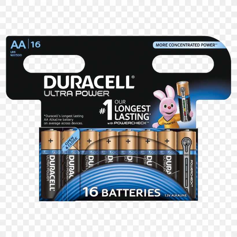 AA Battery Duracell Alkaline Battery Electric Battery Battery Charger, PNG, 1000x1000px, Aa Battery, Aaa Battery, Alkaline Battery, Ampere Hour, Battery Charger Download Free