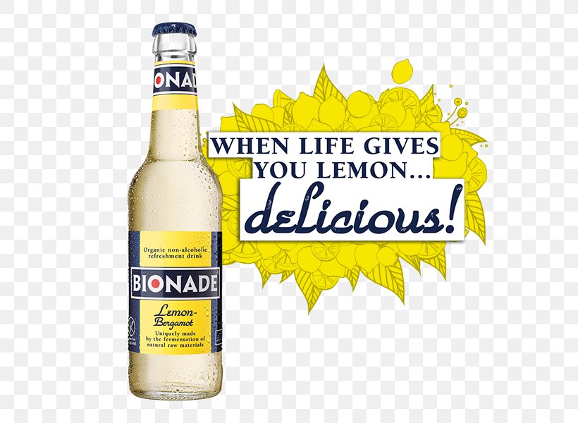 Bionade Zitrone Bergamotte Bionade Citroen Bergamot Glazen Fles 330ml Beer Cola Png 600x600px Bionade Alcoholic Beverage