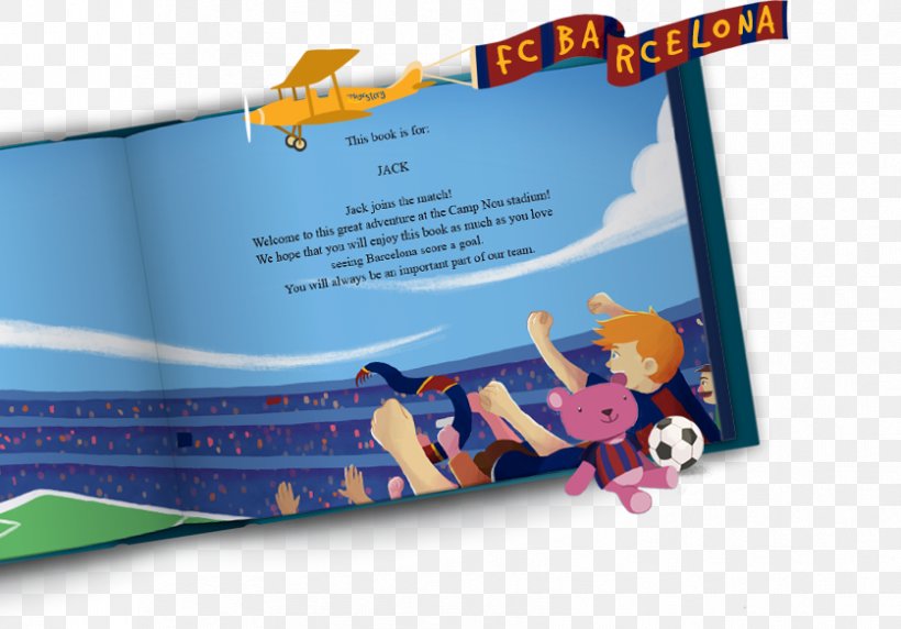Camp Nou FC Barcelona Personalized Book Football, PNG, 837x584px, Camp Nou, Barcelona, Blue, Book, Brand Download Free