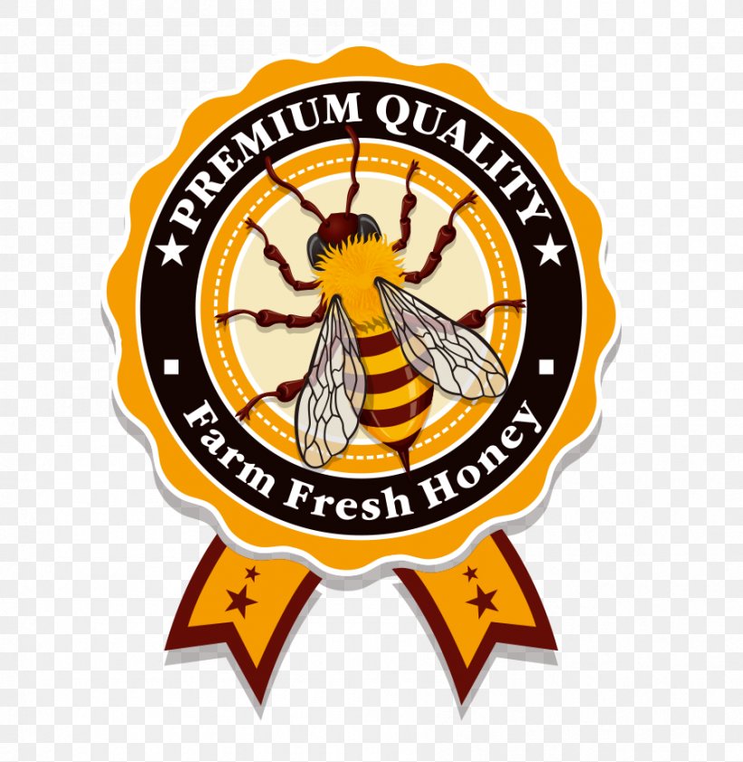 Paper Honey Bee Euclidean Vector, PNG, 899x923px, Paper, Badge, Bee, Brand, Crest Download Free